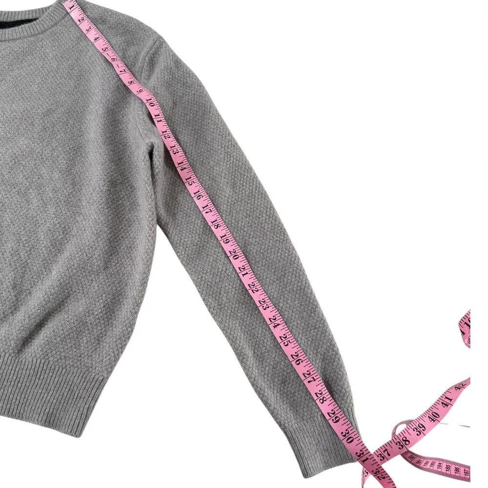 Wills Mens Light Gray Textured Crew Neck Long Sleeve‎ Sweater Size XL MSRP $188